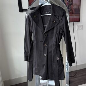 London Fog Black Trench Coat